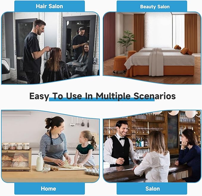 Saddle Stool with Wheels,Ergonomic Swivel Rolling Height Adjustable for Salon Beauty Clinic Dentist Tattoo Home Office（Black）