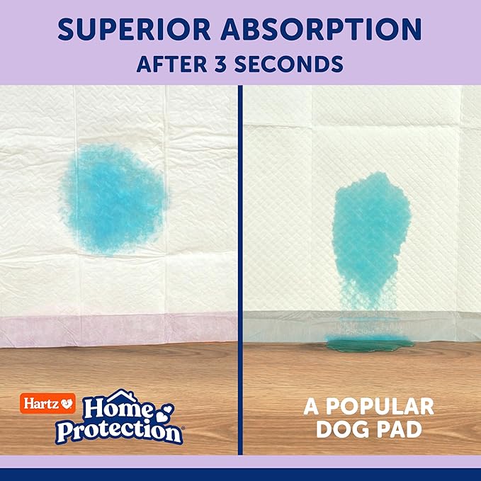 Hartz Home Protection Super Absorbent Odor Eliminating Lavender Scented No Leak Dog Pads, XXL 20 Count (Pack of 3)