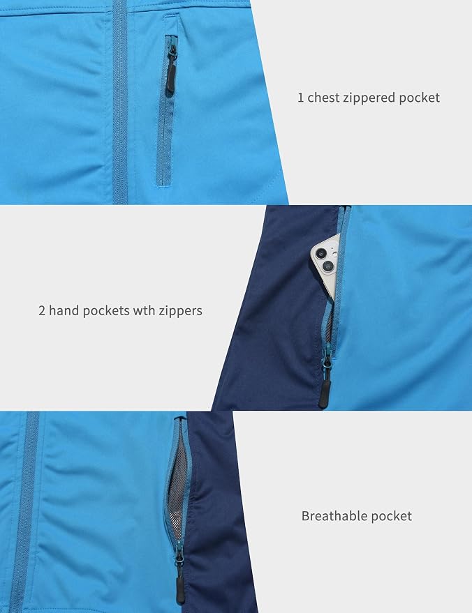 Little Donkey Andy Women's Lightweight Vest Windproof Sleeveless Jacket | Cycling Windproof Vest, Water-Repellent Stretch Shell, Lightweight Tennis Running Outerwear, Golf Hiking Workout Sleeveless