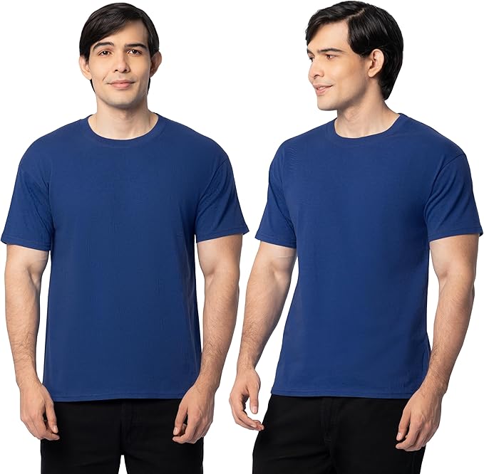 Fruit of the Loom Men's Eversoft Cotton Odor Control & Breathable Moisture Wicking T-Shirts