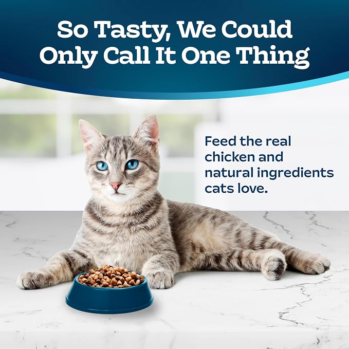 Blue Buffalo Tastefuls Chicken & Brown Rice Active Dry Cat Food, 7 lb | Chicken & Brown Rice Recipe, Antioxidant-Rich LifeSource Bits, No Corn, Wheat, or Soy