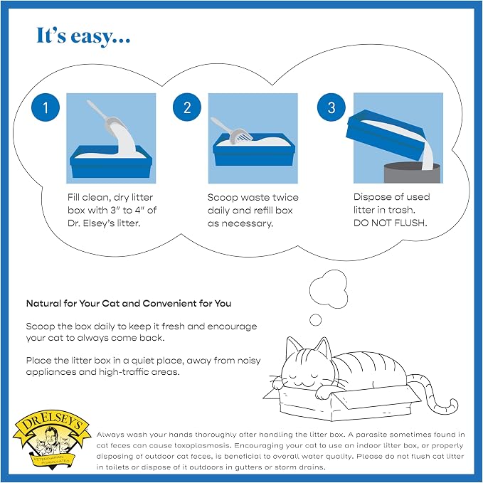 Dr. Elsey's Ultra Unscented Clumping Clay Cat Litter 18 lb Bag