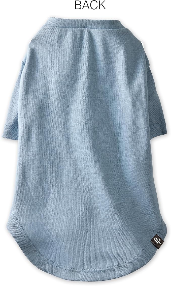 Pet Passion Toby II Dog T-Shirt, 3 Pack, Navy Ombre, XX-Large | GOTS-certified organic cotton short-sleeve tee. Breathable, soft & sustainable for everyday wear.