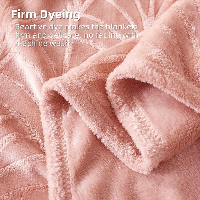 Whale Flotilla Flannel Fleece Twin Size Blanket for Bed, Soft Fluffy Velvet Bedspread Coverlet with Decorative Vintage Pattern for All Season, Warm and Lightweight, 90x66 Inch, Pink | 90"x66" Cozy Lightweight Breathable Coverlet, Plush Fluffy Bedspread...