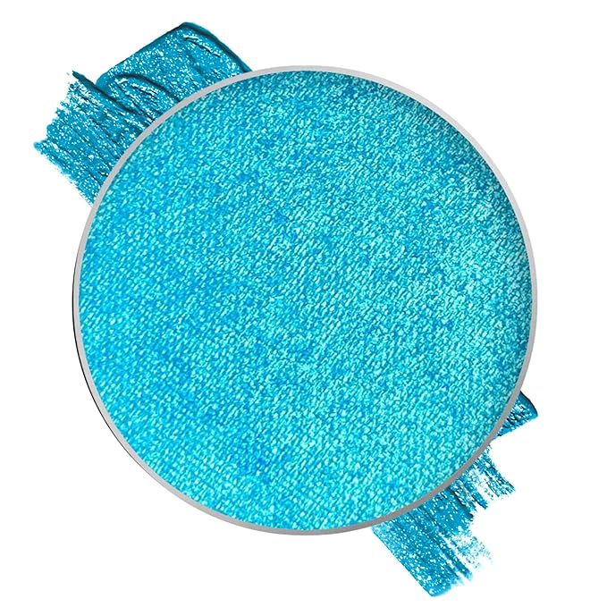 Mehron Paradise FX Metallics – Metallic Light Blue 0.25 oz | Pro Water-Activated Shimmer Paint for Raves, Costumes, SFX, Halloween, Stage, Screen, Theater & Cosplay