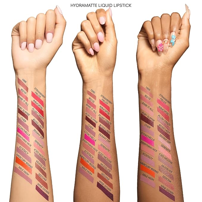 Gerard Cosmetics Hydra Matte Liquid Lipstick - Plum Crazy for Women - 0.085 oz Lipstick