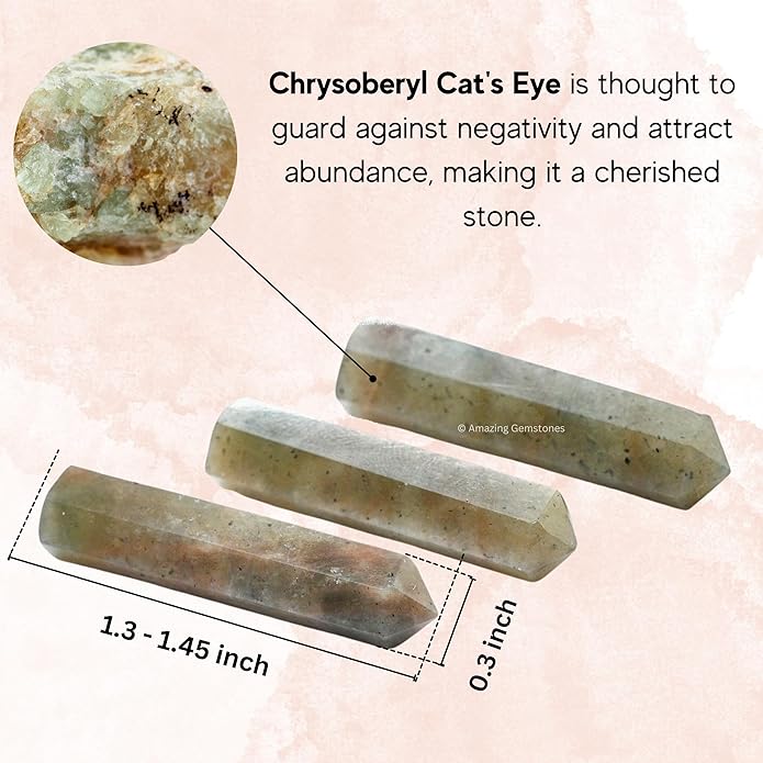 Amazing Gemstone Crystal Points Bulk Healing Crystals & Stones - Premium Single Terminated Healing Wand Point Bulk Crystals for Crafts, Crystal Grid, DIY Work