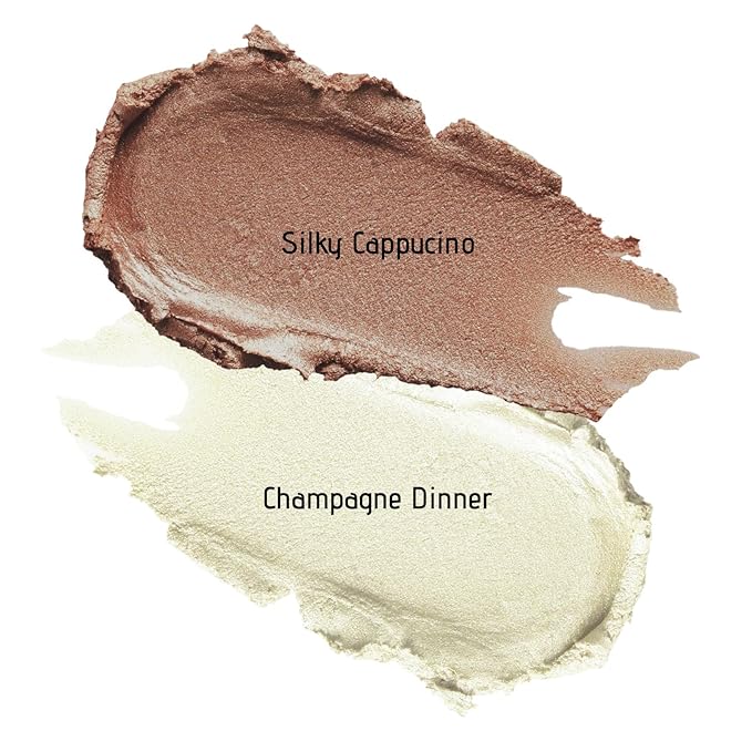Cream Contour Stick Kit for Mature Skin, Moisturize Bronzer Pen and Highlighter with Brush, Brightens & Shades Pencil, Long Lasting & Smooth Gliding Face Illuminator for Older Women