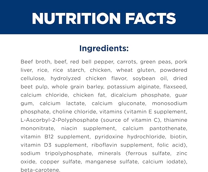 Hill's Science Diet Adult 1-6 Healthy Cuisine Wet Dog Food | #1 Veterinarian Recommended, Braised Beef, Carrots, & Peas Stew, 12.5 oz. Cans, 12-Pack