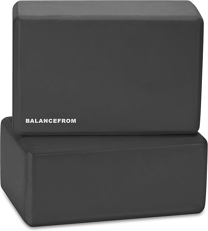 Fitvids Set of 2 High Density Premium - EVA Yoga Blocks, 9"x6"x4" Each