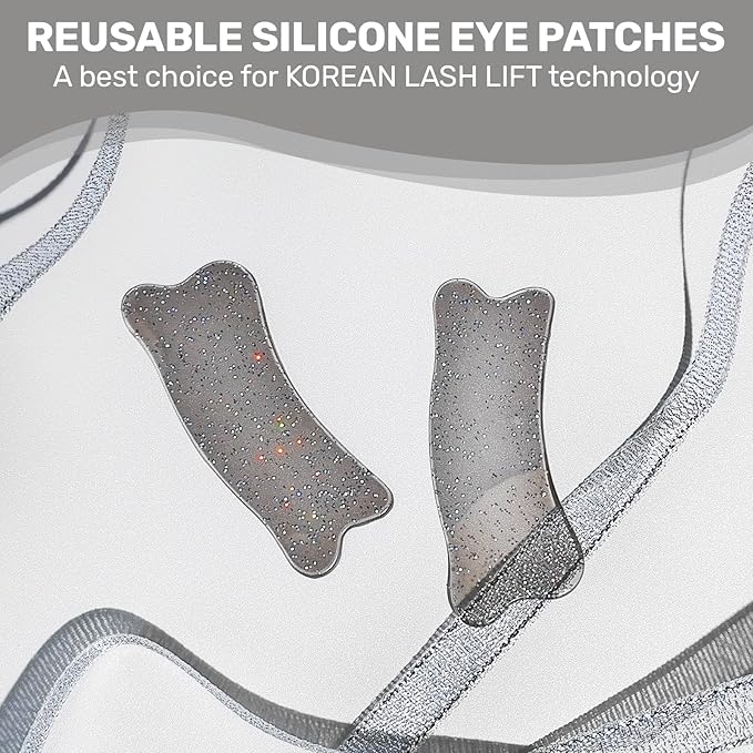 Korean Lash Lift Silicone Reusable Eye Patches Super Sticky Under Eye Patches Lash Lift Cover Eyelash Extension for Salon