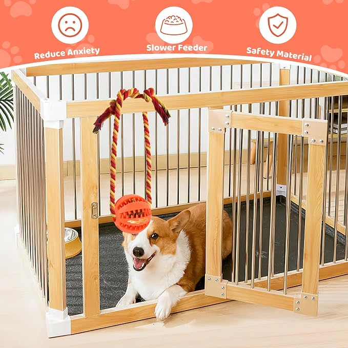 Interactive Dog Toys, Crate Training Aids for Puppies,Orange