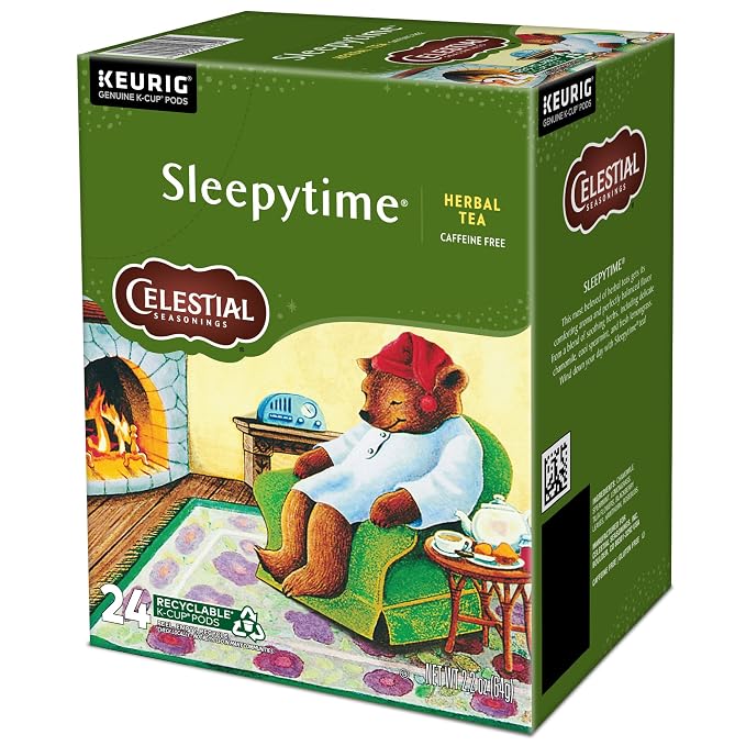 Celestial Seasonings Sleepytime Herbal Tea, Single-Serve Keurig K-Cup Pods, 96 Count