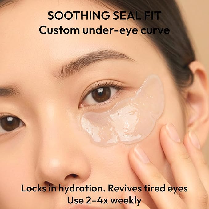 Korean Cooling Eye Patches – 10-Minute Depuff & Dark Circle Refresh – Semi-Gel Bamboo Fiber Under Eye Masks with Peptides & Ginkgo – Hydrating Eye Treatment – 1 Pair – Yuka Excellent