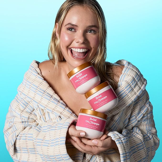 Tree Hut Pink Champagne Daily Moisturizing Scrub, Whipped Foamy Exfoliating Body Scrub, Hydrating & Moisturizing Everyday Formula for Soft, Radiant Skin, 15 oz