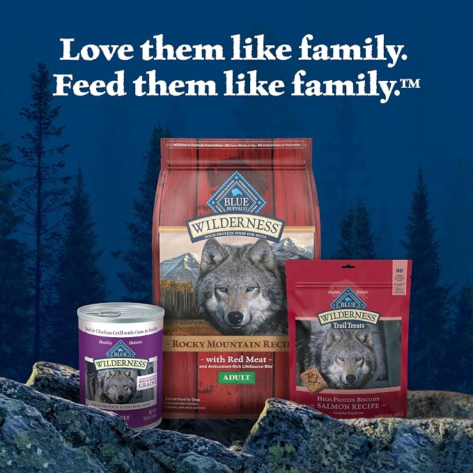 Blue Buffalo Wilderness Large Dog Dental Chews, Grain-Free, 10 oz | Reduces Tartar & Plaque, Freshens Breath, Sized for Dogs 50 lbs. and Up, No Artificial Preservatives