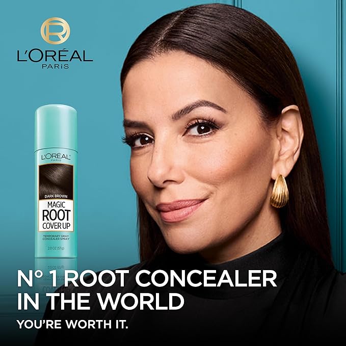 L'Oreal Paris Magic Root Cover Up Gray Concealer Spray Red 2 oz.(Packaging May Vary) (Pack of 2)