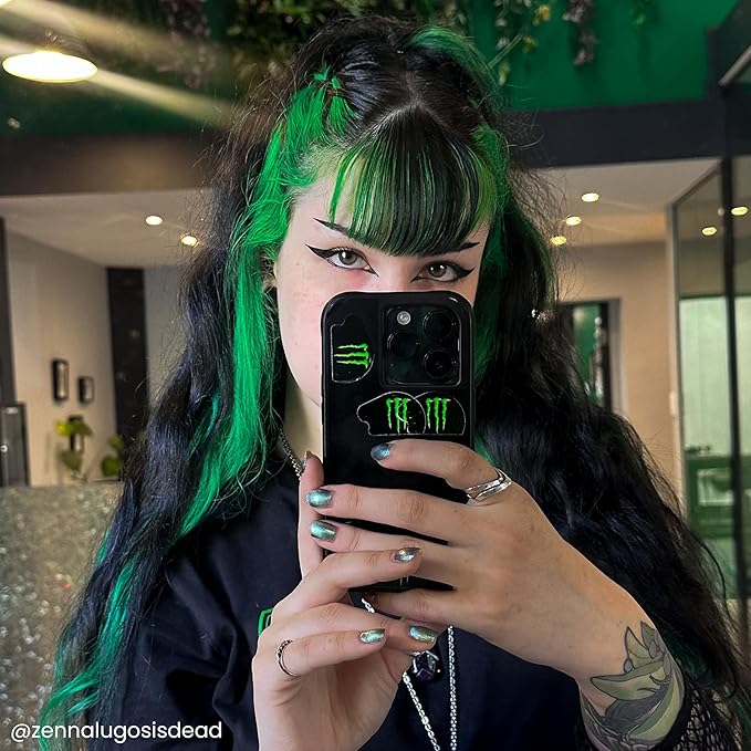 Arctic Fox Semi-Permanent Hair Dye, Vegan & Cruelty-Free, Conditioning Formula, Ammonia & Peroxide Free, Long-Lasting Vibrant Color, Phantom Green, 4 Fl Oz