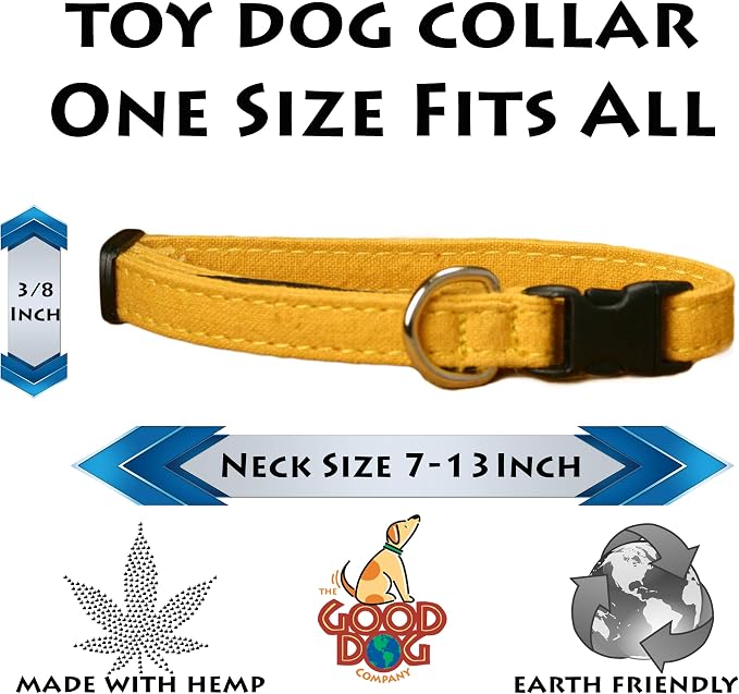 Toy Dog Collars (Marigold)