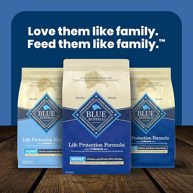 Blue Buffalo Life Protection Formula Chicken Adult Dry Dog Food, 30 lb | Real Chicken #1 Ingredient, Supports Immunity with Antioxidant-Rich LifeSource Bits, Promotes Healthy Muscle Development