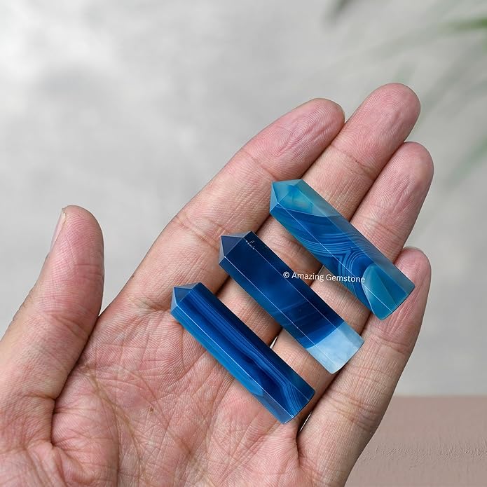 Amazing Gemstone Crystal Points Bulk Healing Crystals & Stones - Premium Single Terminated Healing Wand Point Bulk Crystals for Crafts, Crystal Grid, DIY Work