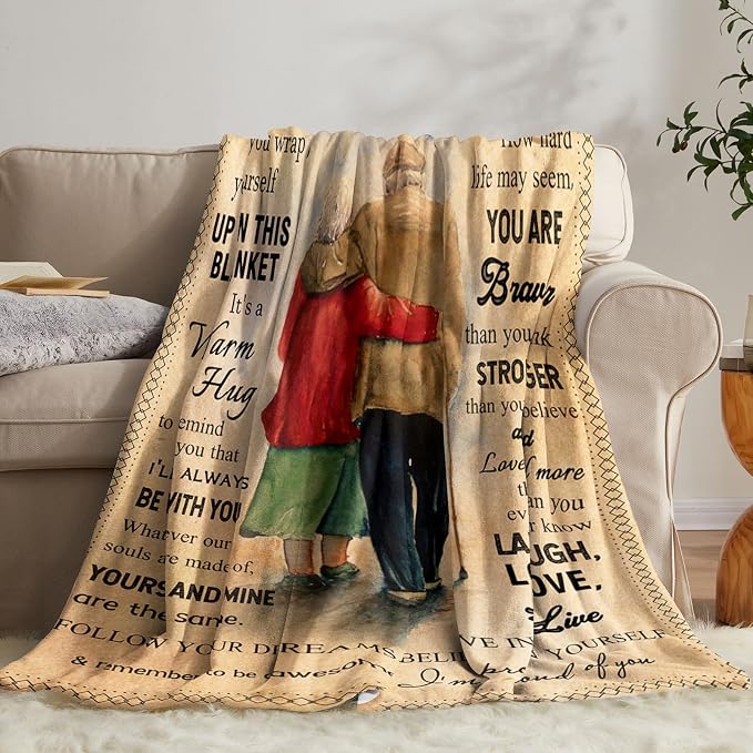 Wedding Anniversary Romantic Gifts for Wife Husband Her Him Blanket 50"x60" | Gifts for Women Men on Birthday Wedding Anniversary Mother's Day Christmas Valentine's Day