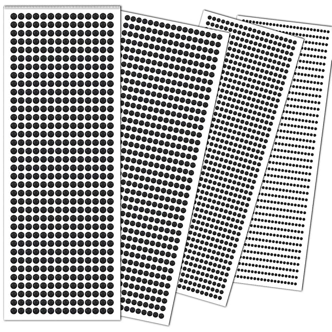 Black Face Gems Eye Jewels Rhinestones Crystals Stickers 3/4/5/6mm with Rhinestones Stickers for Face, Stick on Body Jewels Makeup Glue for Face Eye Hair Nails Make up and Craft Decor 3090PCS