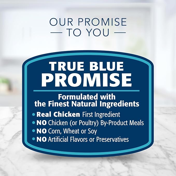 Blue Buffalo Tastefuls Natural Pate Wet Cat Food,Chicken Entrée 3-oz cans,(Pack of 48)