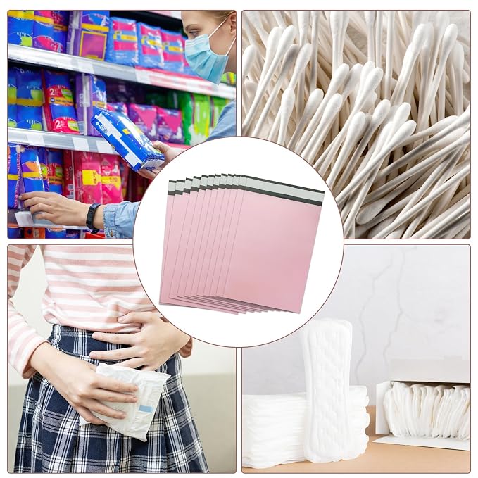 Sanitary Napkin Disposal Bags, 100Pcs Disposable Tampon Disposal Bags Personal Care Period, Thickened Perfect Size Diaper for Odor Blocking.