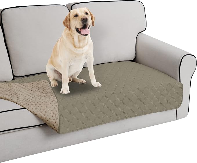 Easy-Going Waterproof Dog Bed Cover, Non-Slip Pet Blanket, 30x70in, Beige | Leakproof Couch Cover, Machine Washable Furniture Mattress Protector, Soft Sofa Mat For Dogs, Pet Friendly