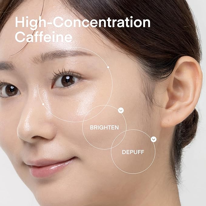 TEREZ & HONOR 8% Caffeine Eye Cream with SLIMEXIR™ & Korean Herbal Blend – Dermatologist Tested Formula for Dark Circles, Puffiness, Eye Bags & Wrinkles with Gua Sha Applicator, 0.67 fl oz