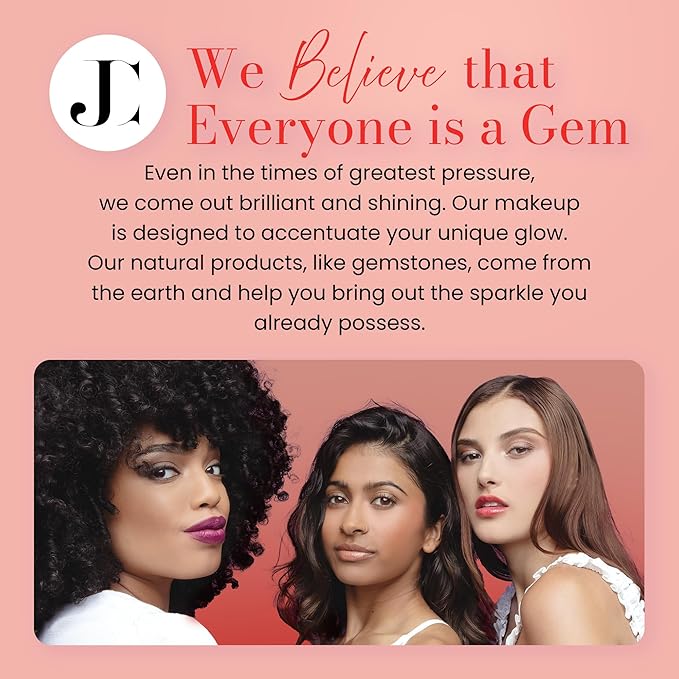 Juwel Cosmetics Eye Shadow Palette, Talc-Free Highly Pigmented Pressed Powder, Eye Makeup Palette that Blends Perfectly, 5 Shades of Paraben-Free and Sulfate-Free Eyeshadow, Barely There