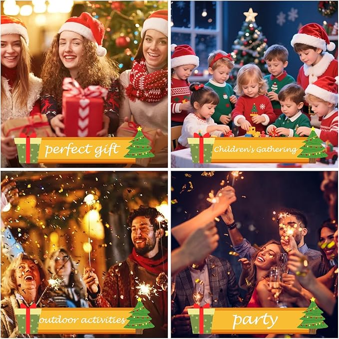 Christmas Body Glitter Stick, Red Green and White Face Glitter Accessories, Waterproof Face Hair Glitter Makeup, Christmas Glitter Makeup for Kids and Women