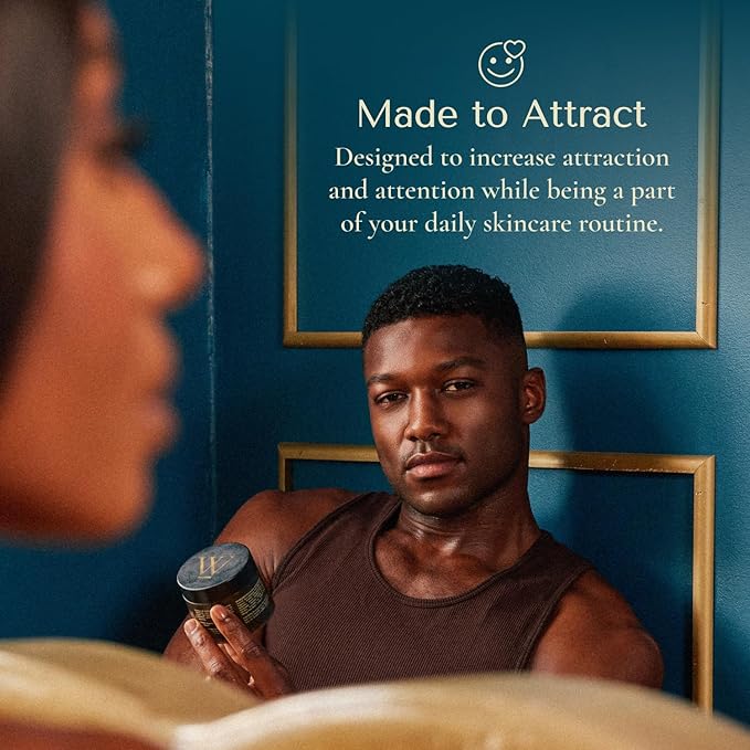 Crowned Skin King Cologned Body Butter | Warm and Sensual Scent | Blended with Sandalwood & Leather | Infused with Organic Shea & Mango Butters | Moisturizing Formula with All-Day Fragrance | 4.4oz