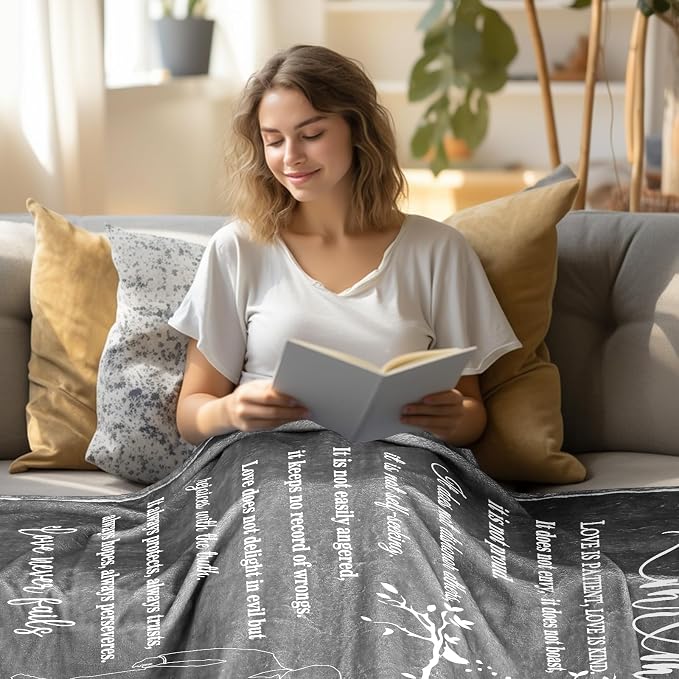 Wedding Gifts for Couples, Bridal Shower Gifts for Bride to Be Soft Blanket | Anniversary Mr and Mrs Gifts, Wedding Gifts for Newlyweds Wedding Throw Blanket 60*50 Inch (Gray)
