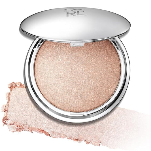 FOCALLURE Shimmer Face Highlighter Makeup Powder, Gel to Powder Glow Finish, Leaving a Lightweight & Healthy Radiance, Long Lasting Luminous Face Body Highlighter Makeup,GD01 New World