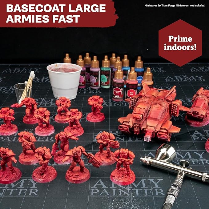 The Army Painter, Air Triads Magenta + Pink - Airbrush-Ready Paint Magenta + Pink with 6 x 18 ml Pre-thinned Acrylic Spray Paints - Air Paints for D&D & Warhammer Miniatures