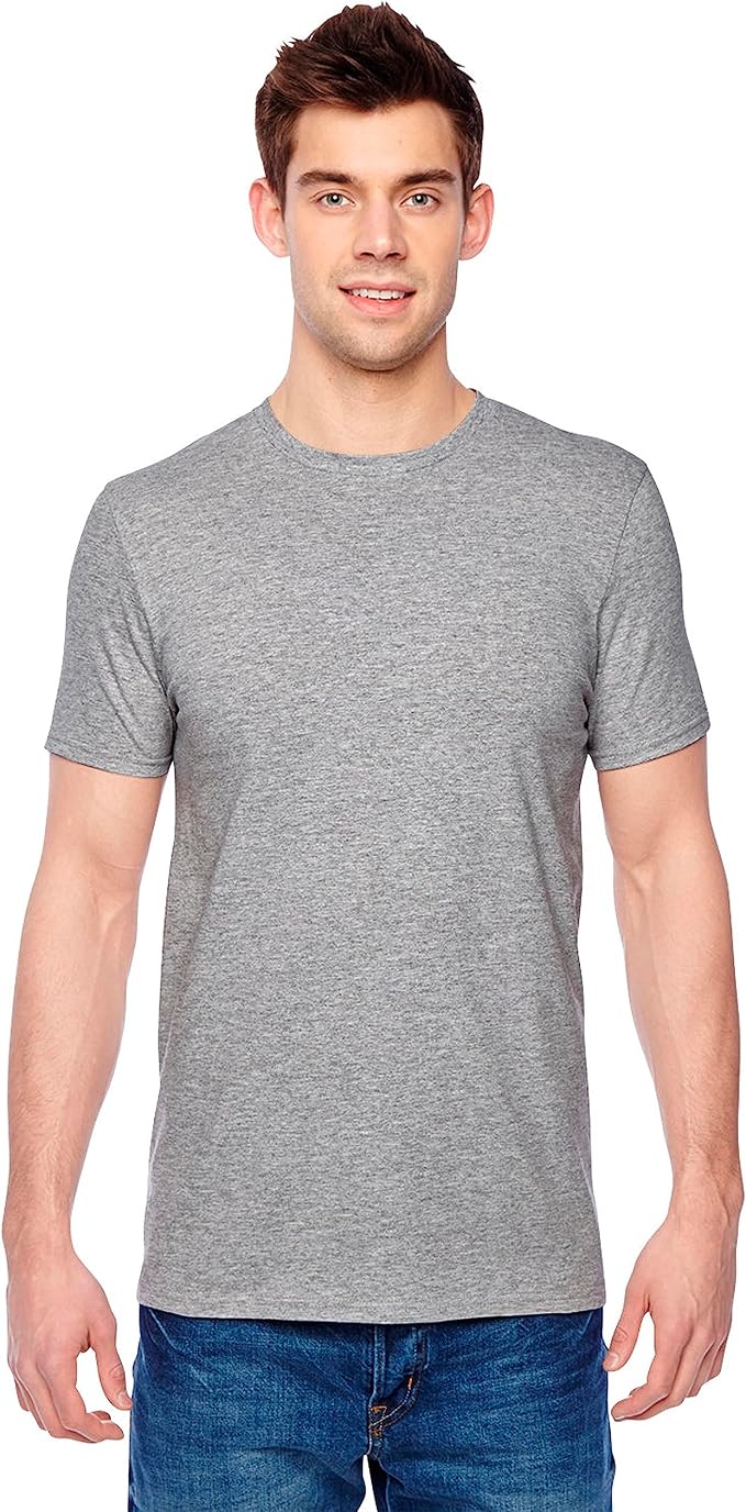 Fruit of the Loom Men's Eversoft Cotton Odor Control & Breathable Moisture Wicking T-Shirts