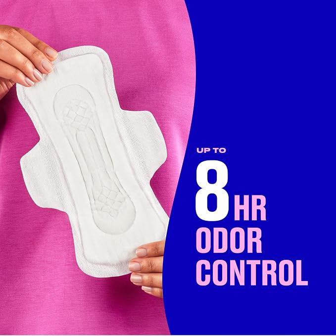 Carefree Ultra Thin Pads for Women, Regular Pads with Wings, 28ct | Carefree Pads, Feminine Care, Period Pads & Postpartum Pads | 28ct (Pack of 1)