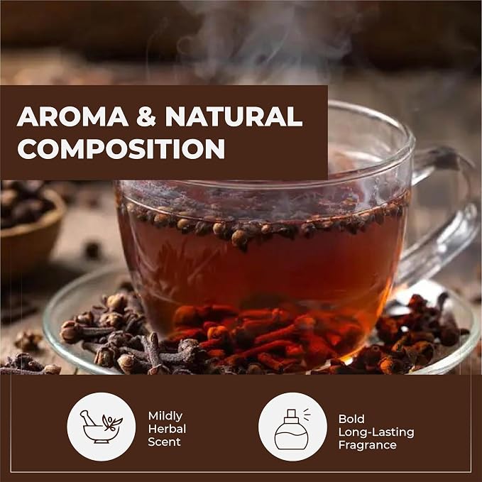 Clove Bud Essential Oil - Steam Distilled 100% Pure Eugenia Caryophyllus Clove Oil for Diffuser, Aromatherapy, Massage, DIY Skincare Hair Care, Warm Spicy Fragrance Natural - Indonesia - 10 ml