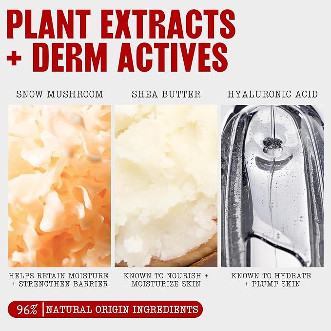 THAYERS 80HR Face Moisturizer, Face Cream with Hyaluronic Acid and Snow Mushroom, Milky Moisturizer, Lightweight Hydration for Normal to Dry Skin, Fragrance Free Skin Care, 2.5 Oz