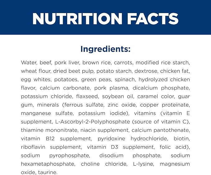 Hill's Science Diet Adult 1-6 Wet Dog Food | #1 Veterinarian Recommended, Beef & Vegetables, 12.8 oz. Cans, 12-Pack