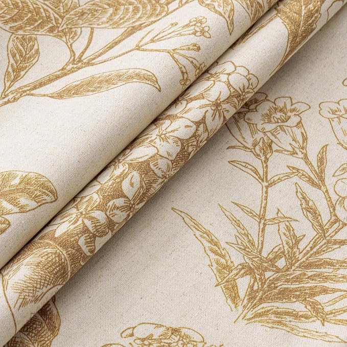 Set of 2 Decorative Floral Pillow Covers 22x22 Inch Light Yellow | Neutral Hydrangea Print, Boho Vintage Throw Cushion Covers, Cottagecore Home Decor, for Sofa Couch Porch Bedroom Living Room