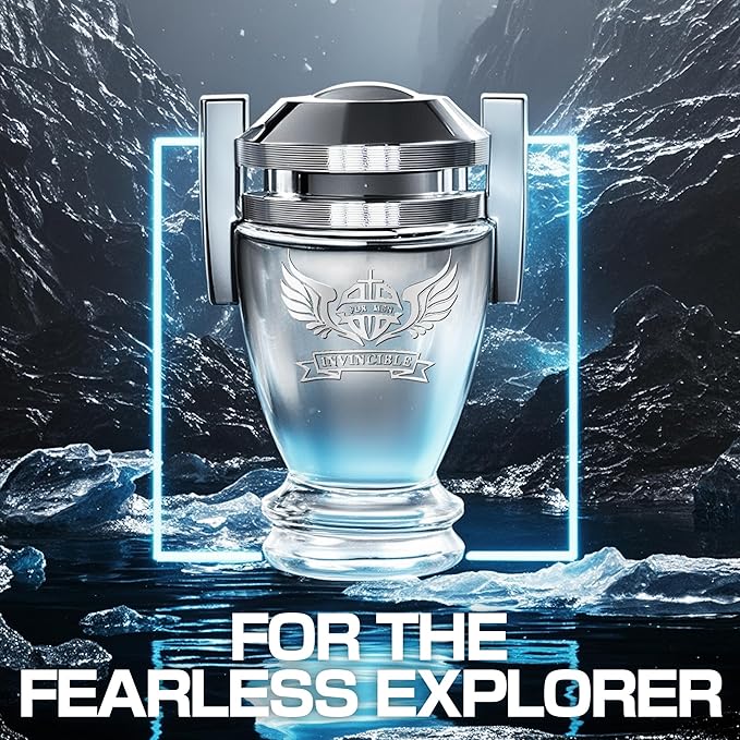 A CENTER Invincible Cologne for Men/Eau de Parfum Natural Spray 3.4 Fl Oz Perfume Suitable for All Skin Type Men Fragrance Daily Used