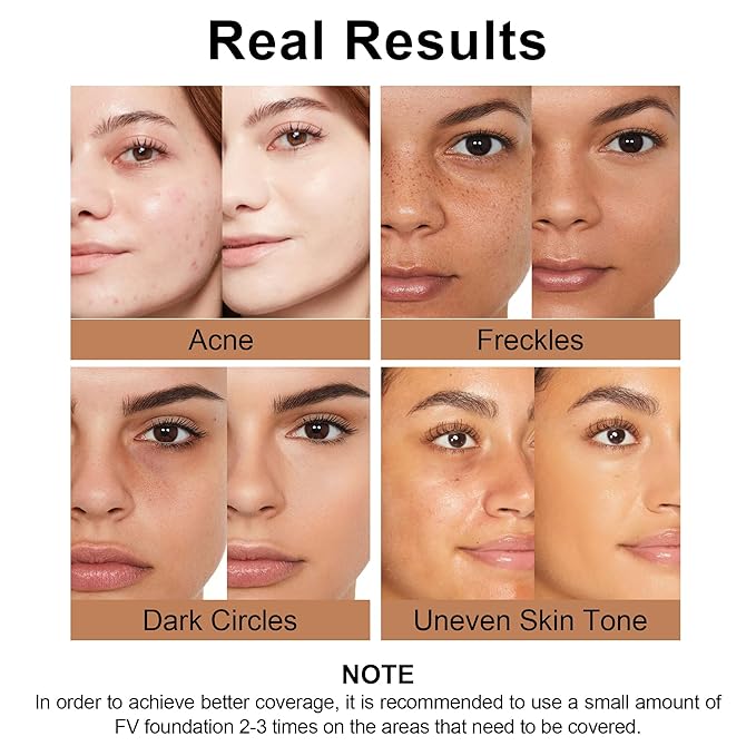 FV Dewy Liquid Foundation, Hydrating Smooth Formula & Lightweight, Longwear Medium-Full Coverage with Natural Finish, Waterproof Foundation for Dry/Combination Skin, 30g, Nourishing Toffee