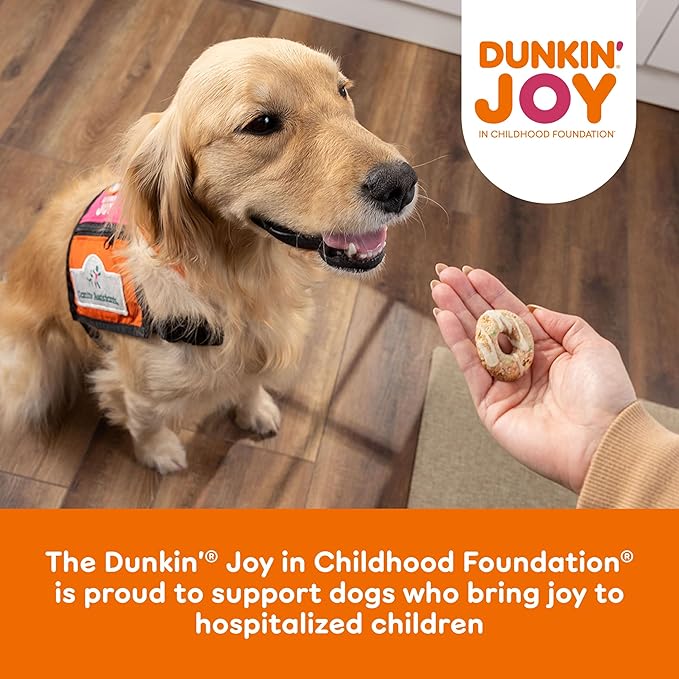 Milk-Bone Dunkin’ Vanilla Glaze Flavor Dog Biscuits, 8 Oz. | Vanilla glaze flavor with other natural flavors, Donut-inspired dog treats