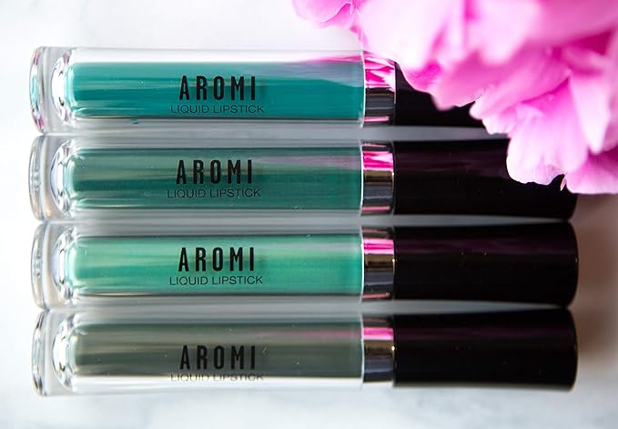 Aromi Olive Green Matte Liquid Lipstick | Sage Lip Color, Vegan, Cruelty-free, Waterproof, Smudge and Smear Proof, Long-Lasting (Olive You)