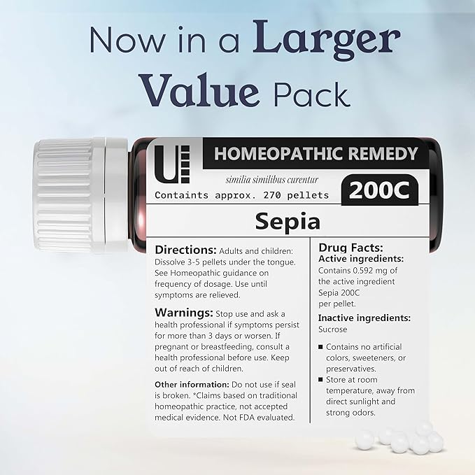 Sepia 200C Homeopathic Remedy, Urenus