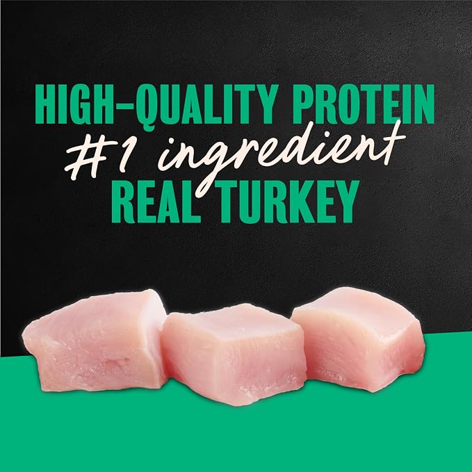 Cesar Classic Loaf in Sauce Wet Dog Food, Turkey Recipe, 3.5 oz, 24 Count | Made in USA, Real turkey #1 ingredient, no fillers, no added sugar, no artificial flavors, slow-cooked, easy peel trays