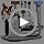 HEAPETS Dog Grooming Vacuum Kit - 3L Vacuum with 7 Tools, Low Noise Electric Clipper and Brush for Pet Shedding at Home, Blue